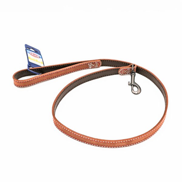 Native Leather Leash – Cappuccino by Trixie