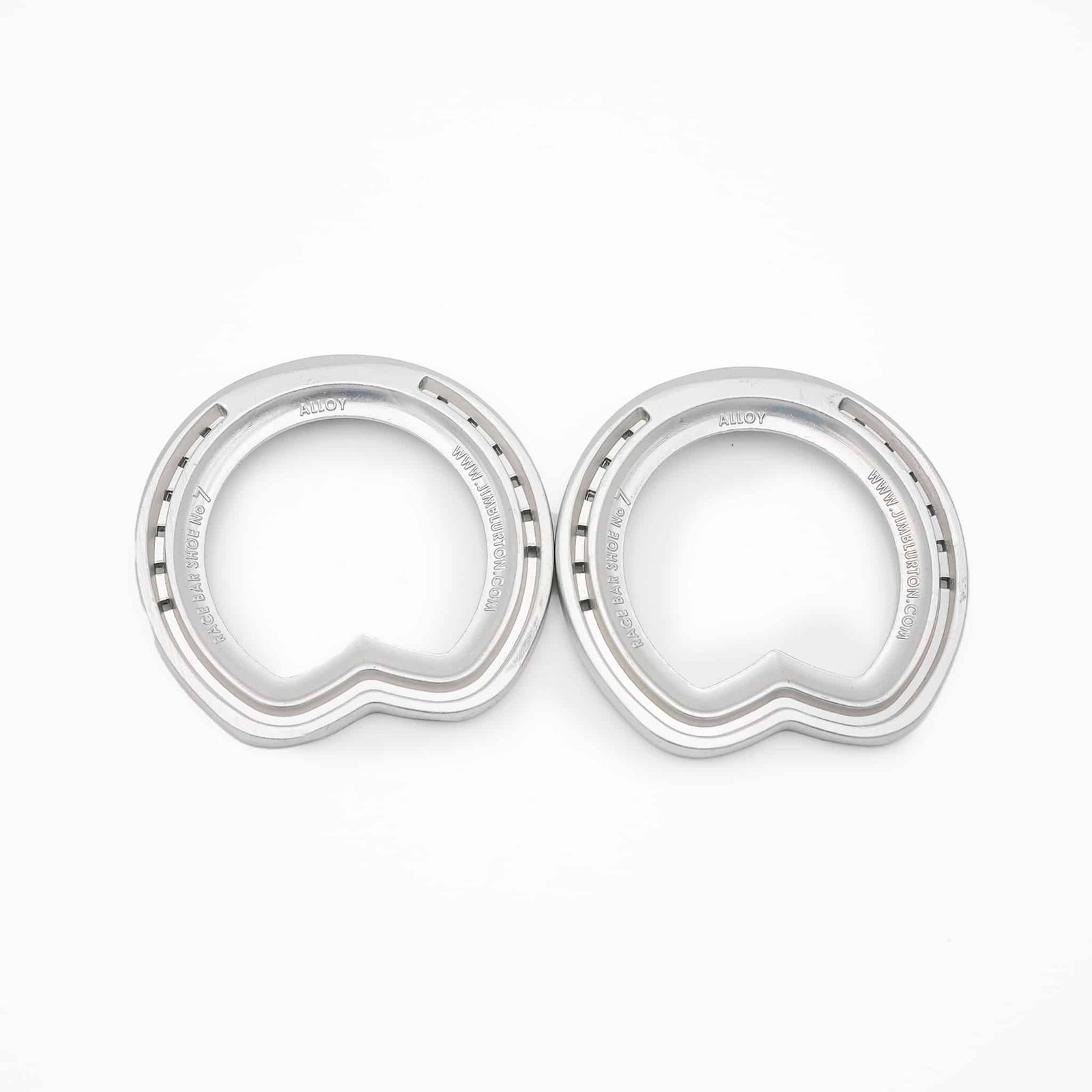 Aluminium Race Bar Horseshoe by Jim Blurton