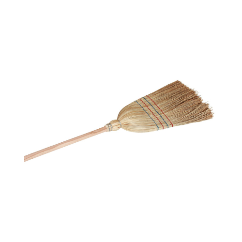 Rice Straw Broom – 4-Joint by Kerbl