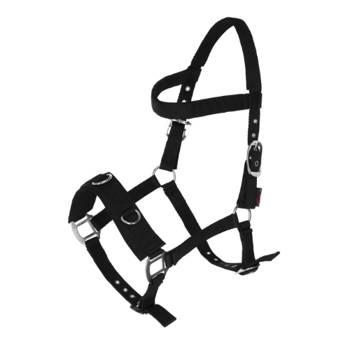 Lunging Halter – Black (Full Size) by Kerbl