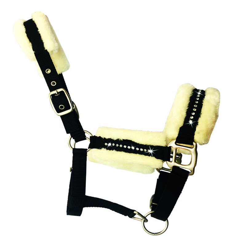 Wooly Strass Halter – (Sizes: Pony, Cob, Full)